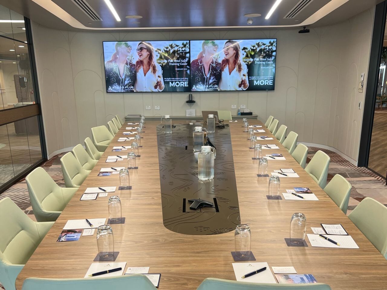 Accor boardroom AV designed by konnectus